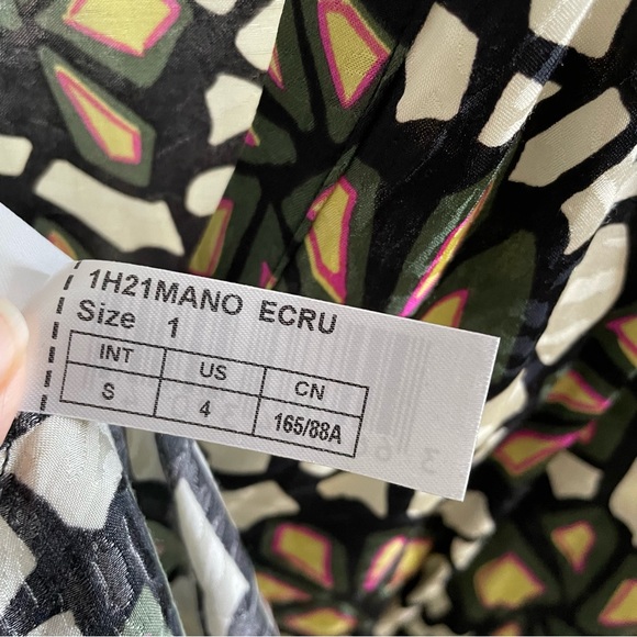 BA&SH Robe Manon Midi Print  Dress - Picture 8 of 10